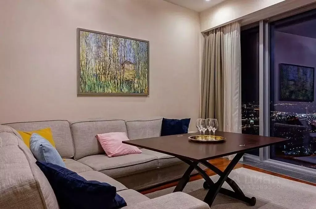 2-к кв. Москва 1-й Красногвардейский проезд, 21с1 (80.0 м) - Фото 2