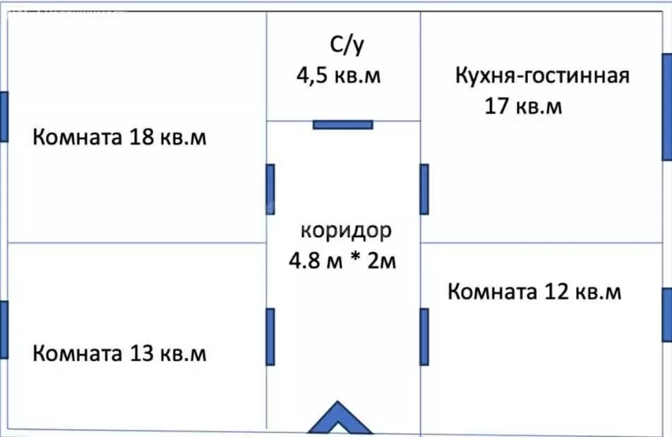 Дом в посёлок Новые Зори, Солнечный бульвар (74 м) - Фото 1