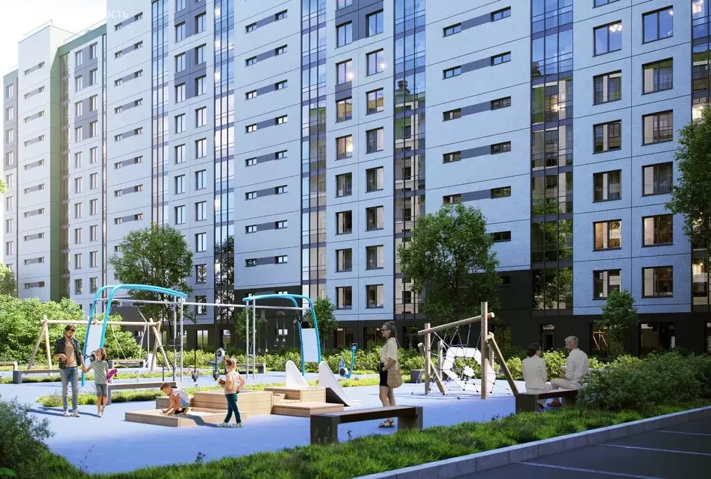 2-комнатная квартира: посёлок Шушары, Старорусский проспект, 3к1 ... - Фото 2