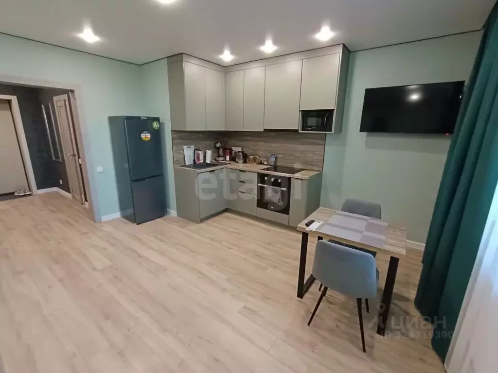 1-к кв. Татарстан, Казань ул. Бари Галеева, 8Ак4 (33.9 м) - Фото 1