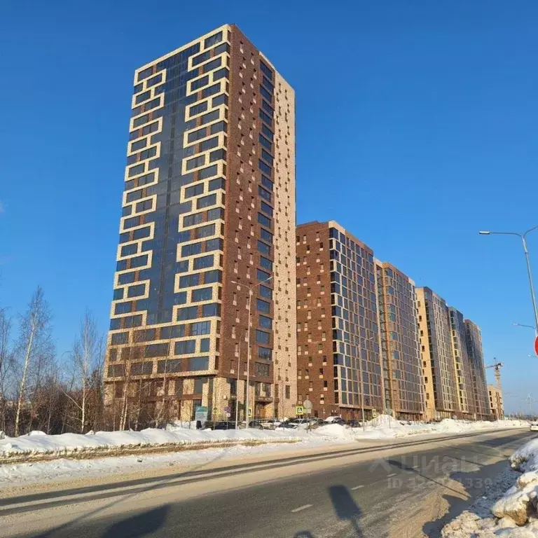 1-к кв. Татарстан, Казань Бухарская ул., 32к1 (40.81 м) - Фото 1