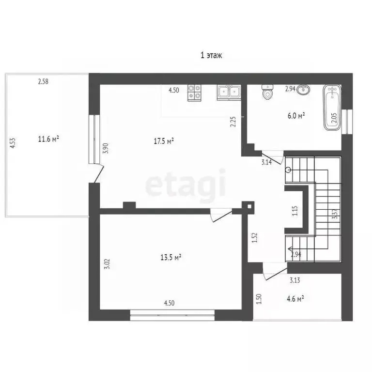 Дом в Севастополь ул. Ясеневая, 57А (120 м) - Фото 2