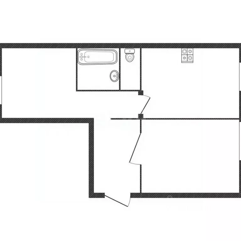 2-к кв. Смоленская область, Сафоново ул. Ленина, 9 (48.2 м) - Фото 2