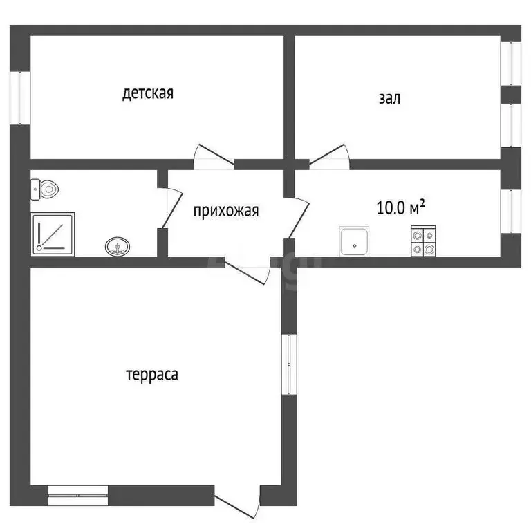 Дом в Костромской район, Кузнецовское сельское поселение, посёлок ... - Фото 0
