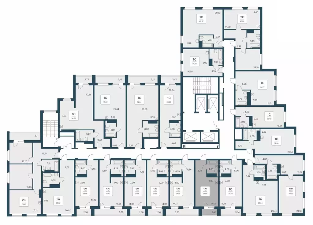 Студия Новосибирская область, Новосибирск Красный просп., 180 (46.7 м) - Фото 2