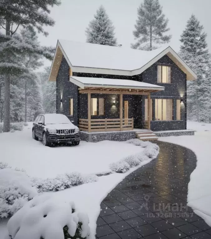 Коттедж в Тульская область, Тула городской округ, д. Малевка  (103 м) - Фото 1