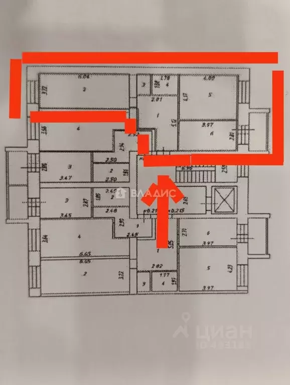 2-к кв. Владимирская область, Владимир ул. Гвардейская, 15Б (63.8 м) - Фото 1