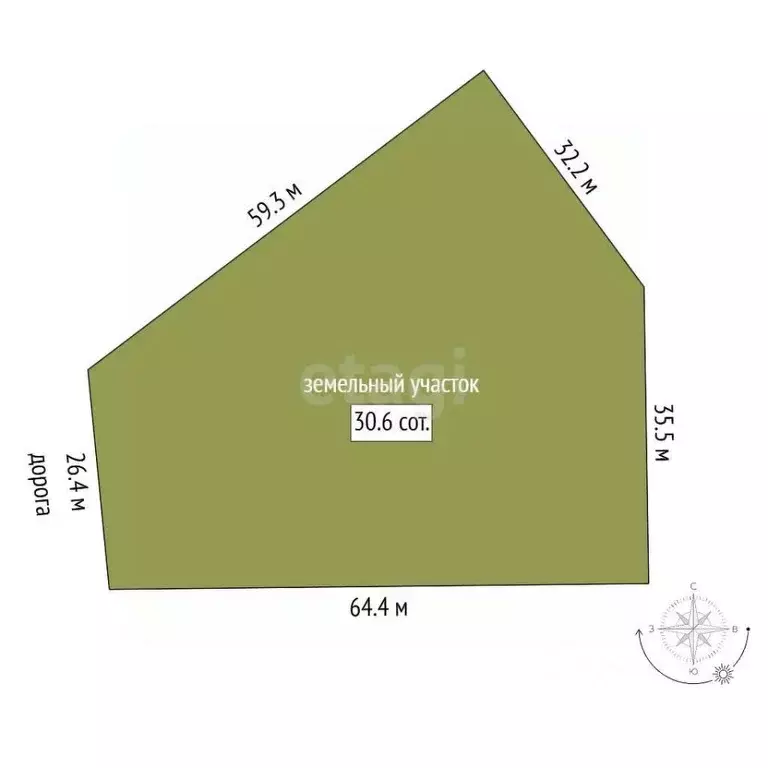 Участок в Забайкальский край, Читинский район, пос. Забайкальский  ... - Фото 2