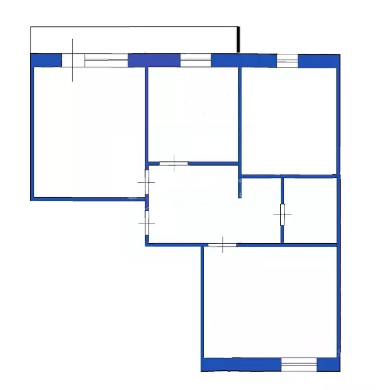 3-к кв. Кемеровская область, Кемерово Аллейная ул., 9А (60.0 м) - Фото 2