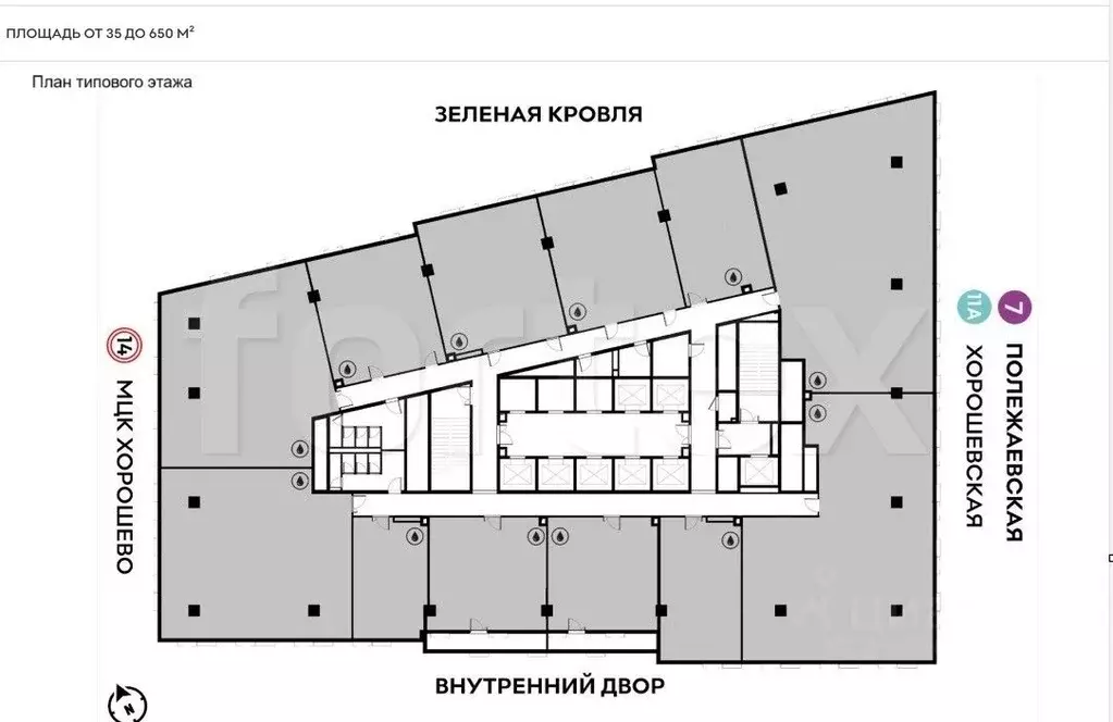 Офис в Москва Хорошевское ш., 39 (157 м) - Фото 1
