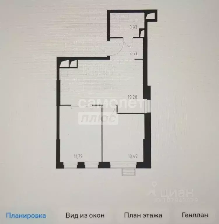 2-к кв. Московская область, Красногорск ул. Тенистых Аллей, 1к1 (48.3 ... - Фото 2