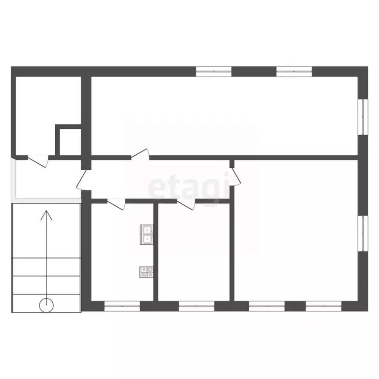 Дом в Нижегородская область, Выкса Одесская ул., 38 (46 м) - Фото 2