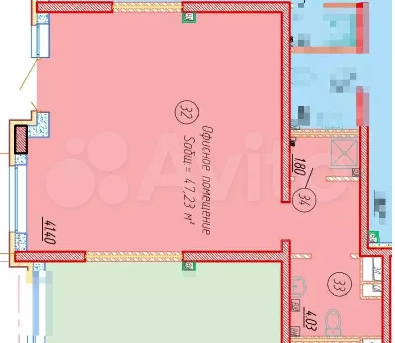 Продам помещение свободного назначения, 56.18 м - Фото 0