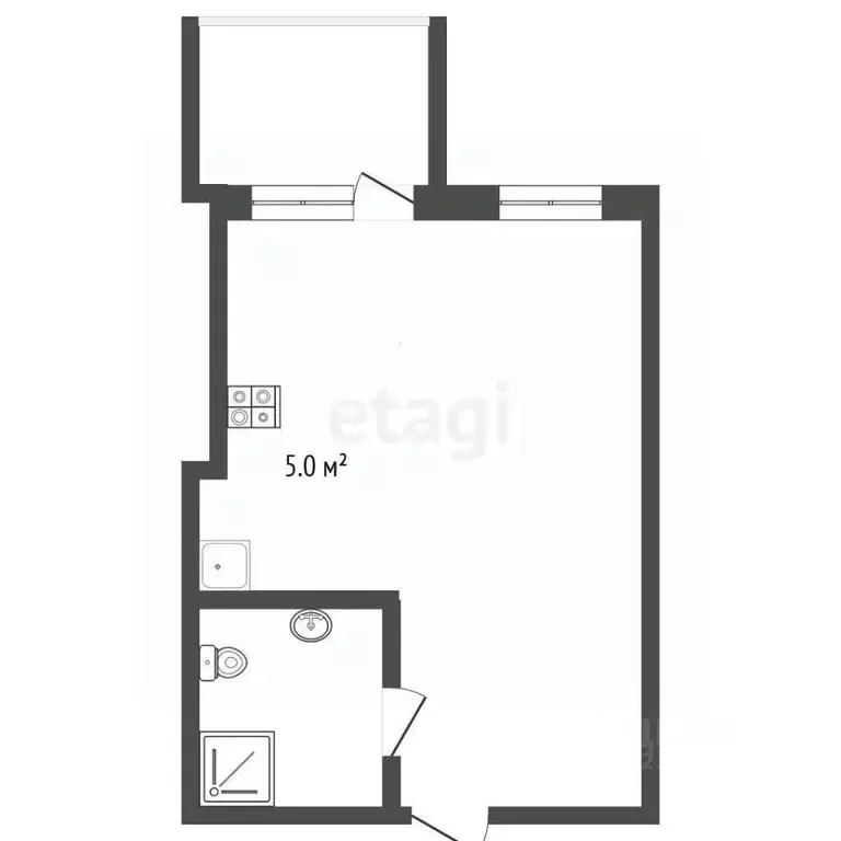 Студия Калининградская область, Светлогорск ул. Молодежная, 15 (23.6 ... - Фото 2