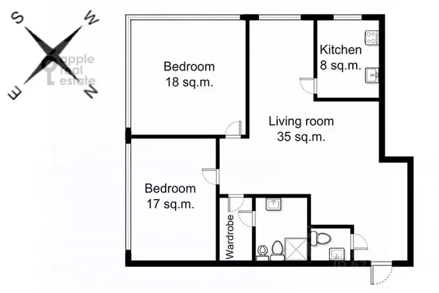 3-к кв. Москва Студенческая ул., 20к1 (115.0 м) - Фото 1