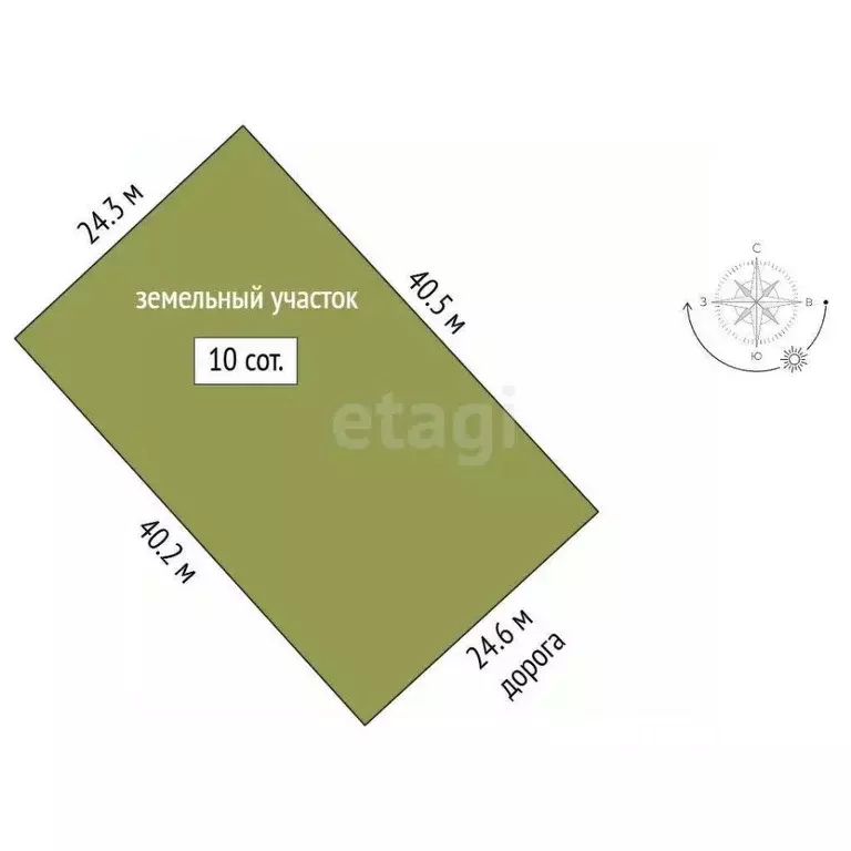 Участок в Хабаровский край, Комсомольск-на-Амуре ул. Рубиновая, 7 ... - Фото 2