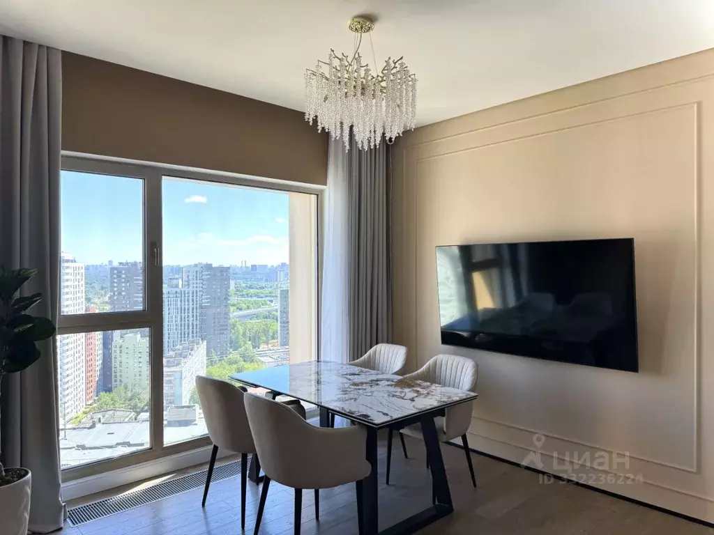 3-к кв. Москва ул. Народного Ополчения, 13 (77.5 м) - Фото 2