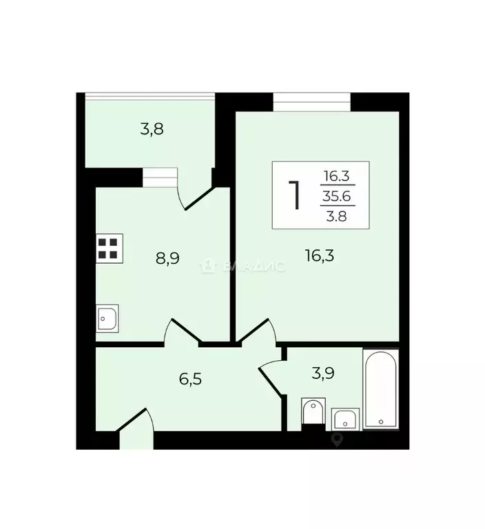 1-к кв. Владимирская область, Покров Петушинский район, ул. 3-го ... - Фото 2
