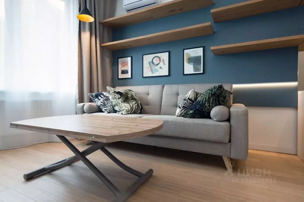 Студия Москва ул. Берзарина, 30Б (28.6 м) - Фото 2