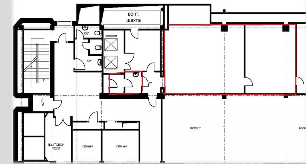 Офис в Москва 5-й Донской проезд, 17 (96 м) - Фото 2