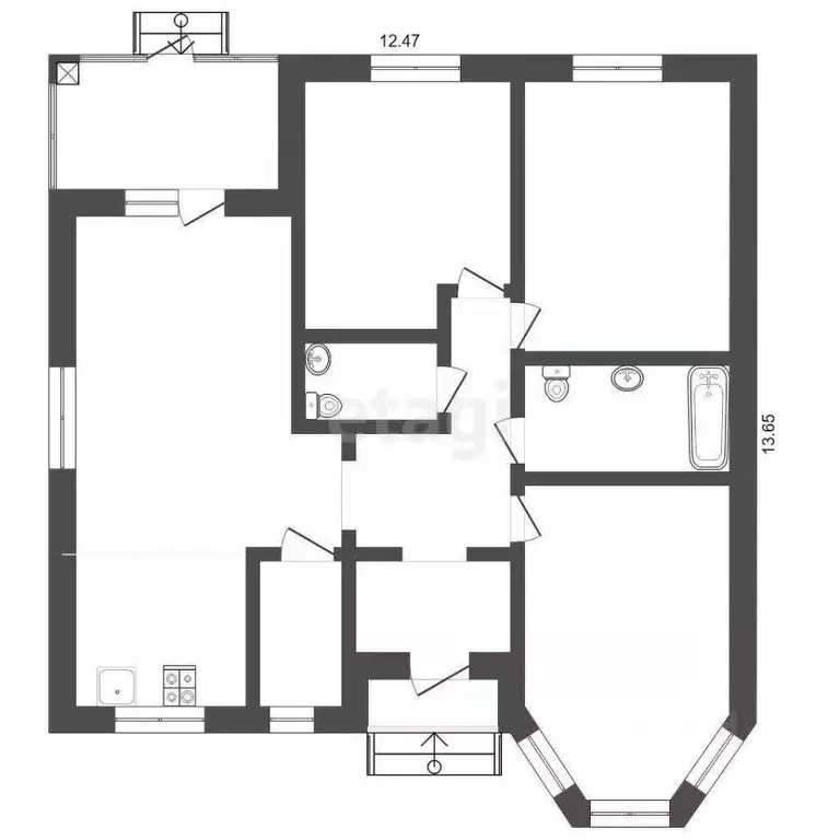 Участок в Тюменская область, Тюменский муниципальный округ, д. Ушакова ... - Фото 2