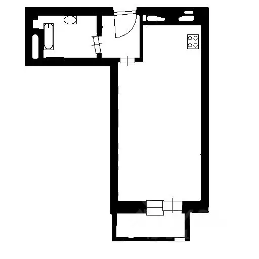 1-к кв. Татарстан, Казань Профессора Камая ул., 10к2 (32.0 м) - Фото 2