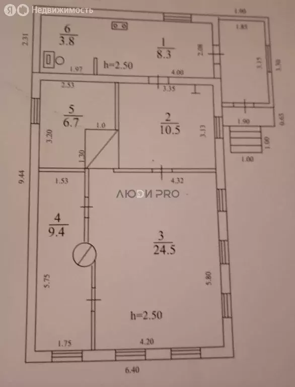 Дом в Саратов, 1-й Мясницкий проезд, 32 (63.2 м) - Фото 1