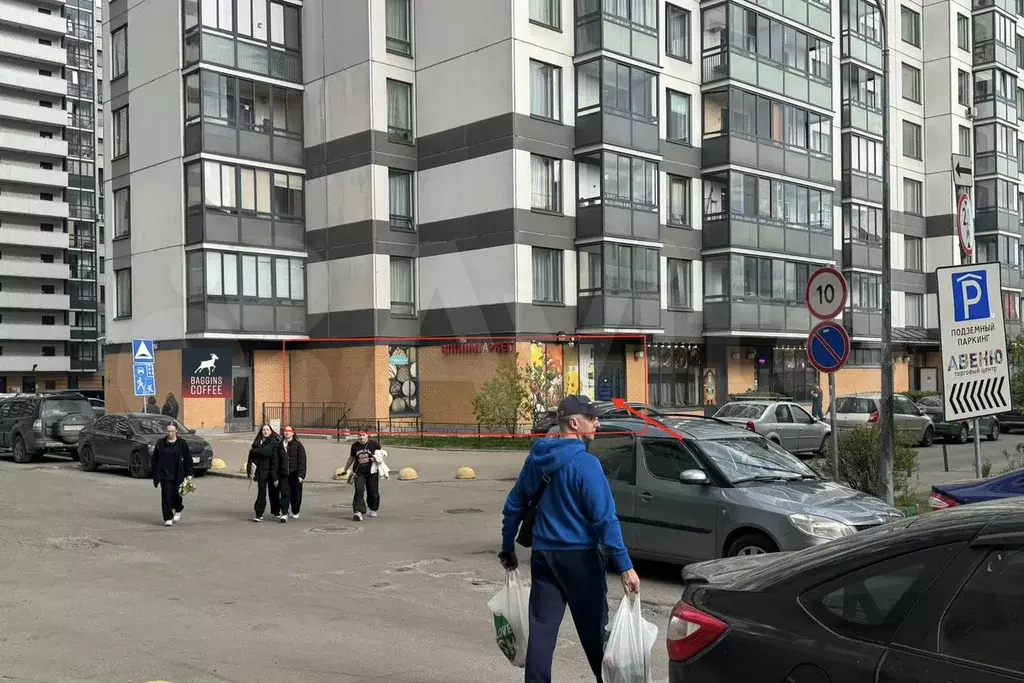 Помещение угловое на въезде в массив, 68,7м - Фото 1