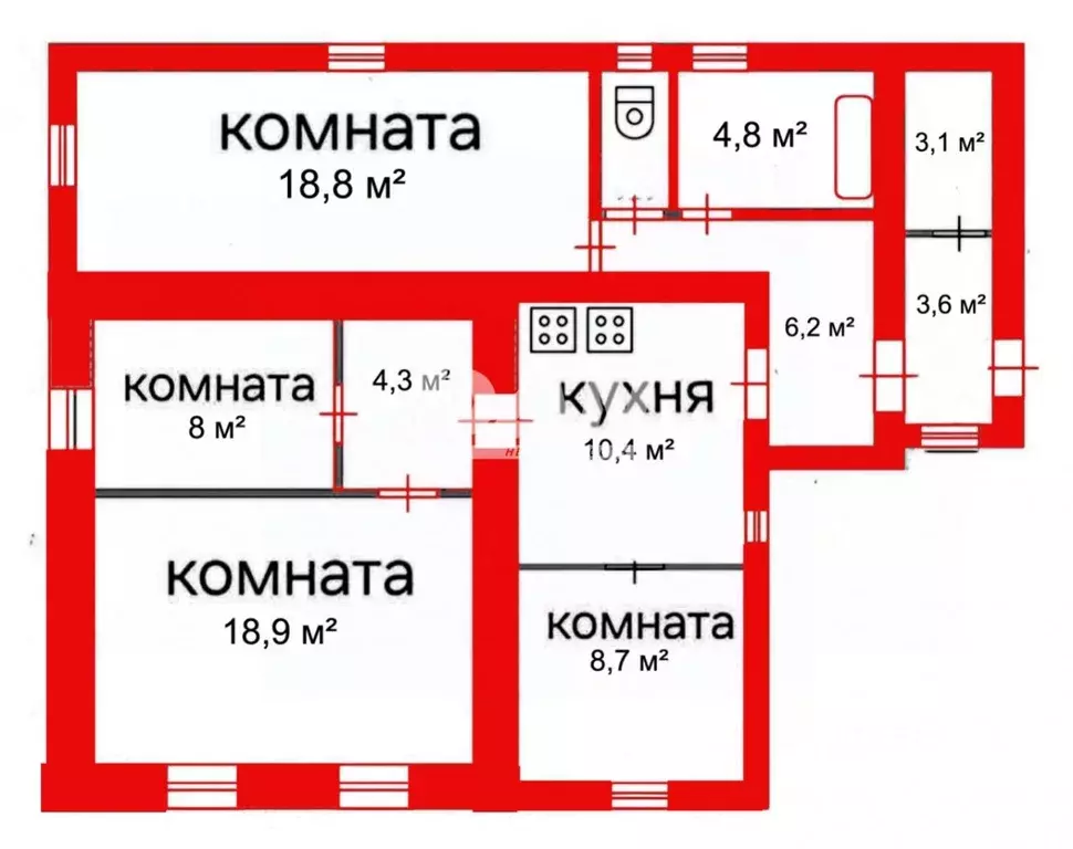 Дом в Челябинская область, Челябинск Волгодонская ул., 4 (89 м) - Фото 2