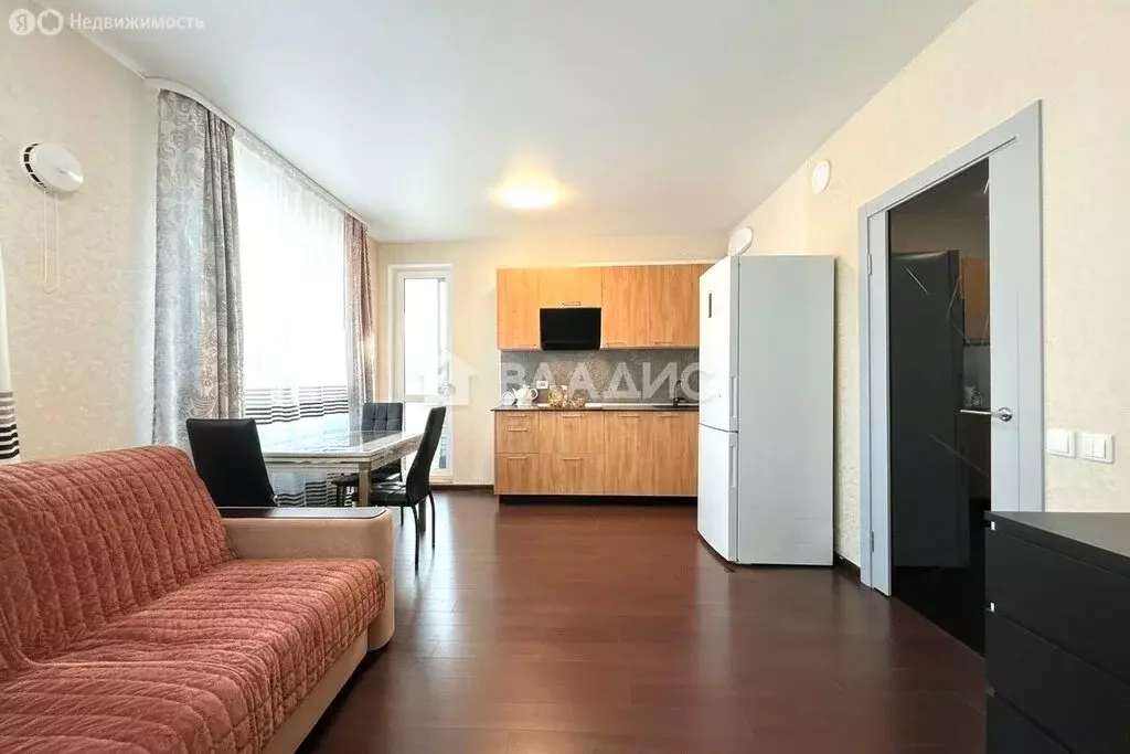 Квартира-студия: Петрозаводск, проезд Владимира Баскова, 2 (34.9 м) - Фото 1