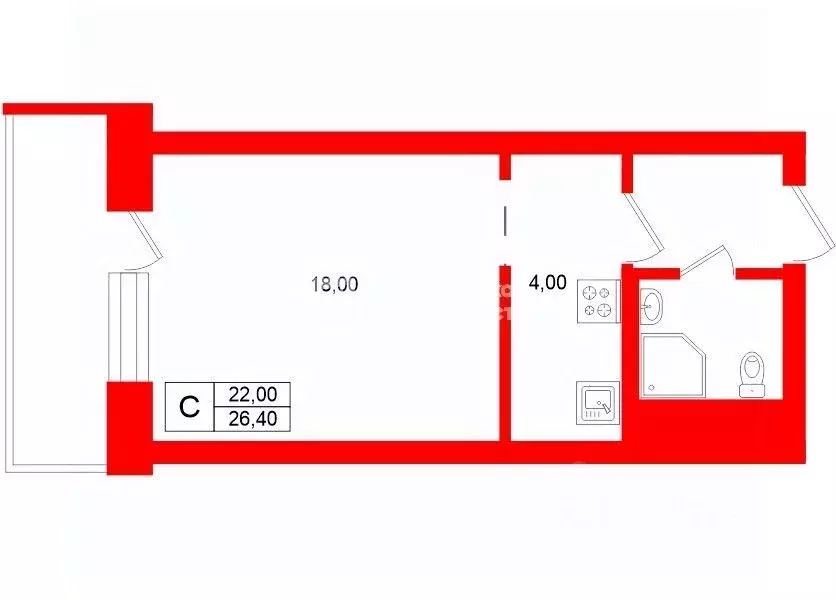 Студия Ленинградская область, Всеволожский район, Заневское городское ... - Фото 2