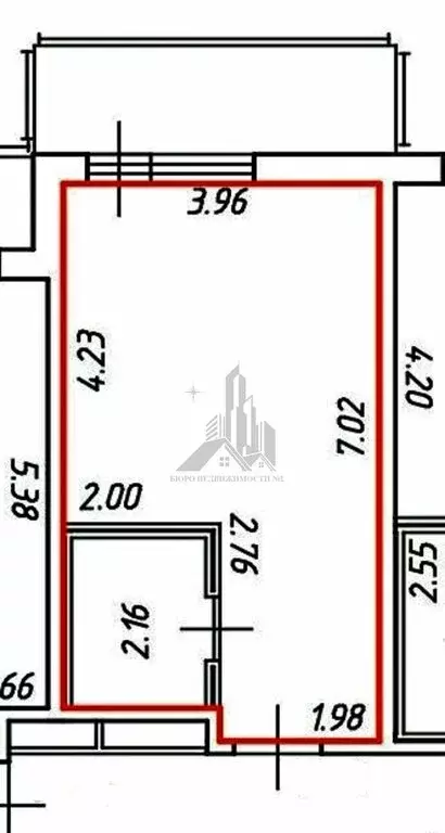 Квартира-студия: Бугры, Тихая улица, 5к3 (30.9 м) - Фото 1