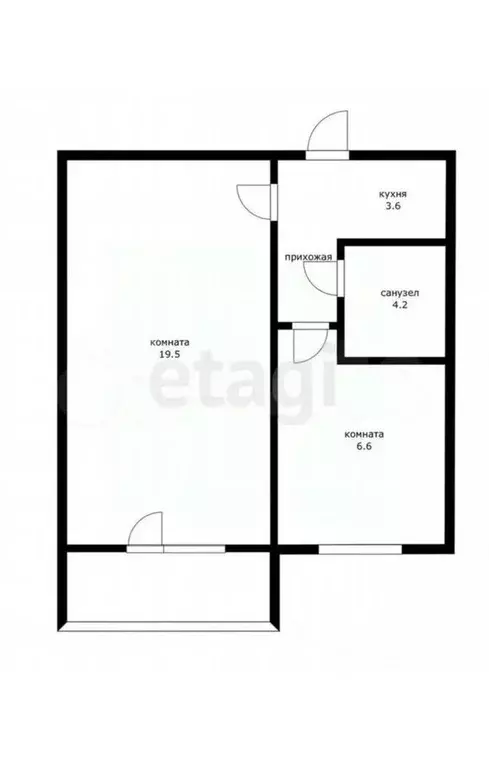 1-к кв. Краснодарский край, Краснодар Юбилейный мкр, ул. 70-летия ... - Фото 2