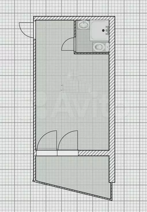 Квартира-студия, 16 м, 1/12 эт. - Фото 0
