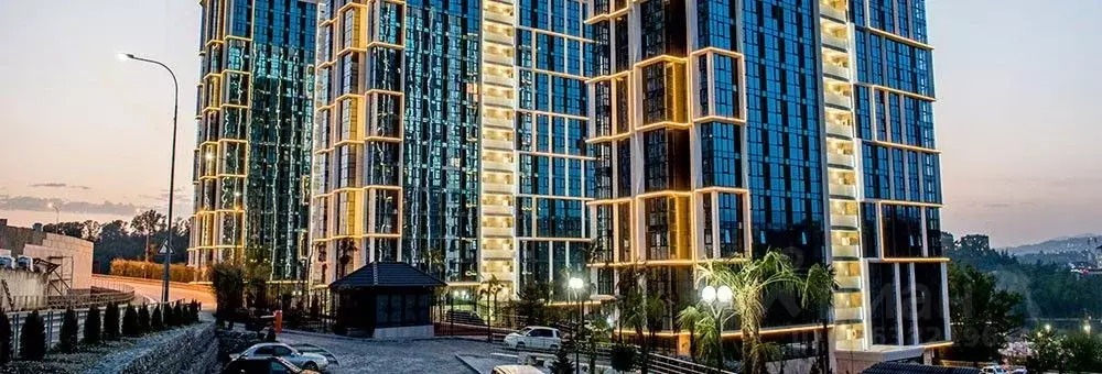 Студия Краснодарский край, Сочи Бытха мкр, ул. Ясногорская, 16/6к2 ... - Фото 0