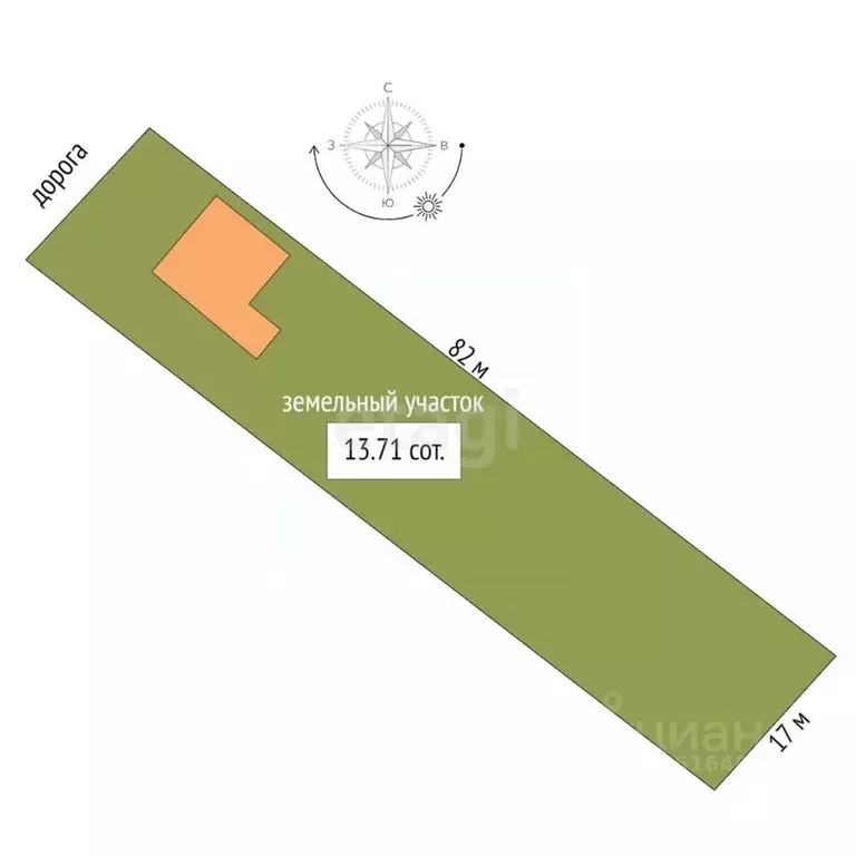 Дом в Крым, Кировский район, с. Яркое Поле ул. Привокзальная (76 м) - Фото 2