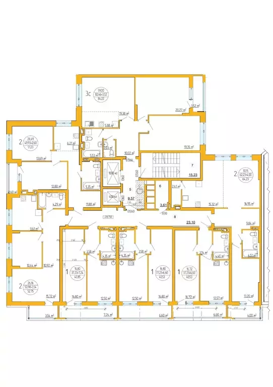 3-к кв. Башкортостан, Уфа ул. Аксакова, 79 (84.35 м) - Фото 1
