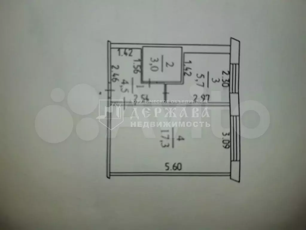 1-к. квартира, 31 м, 1/5 эт. - Фото 0