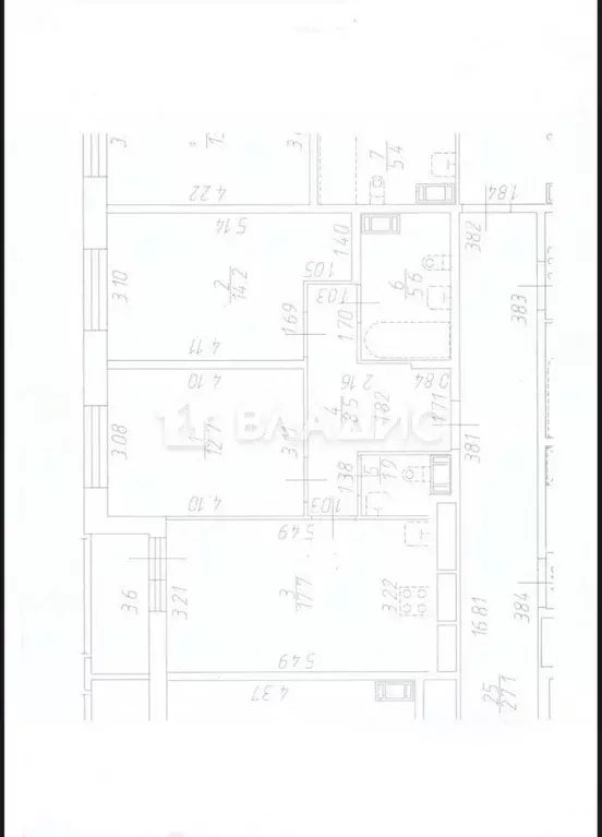 2-к кв. Санкт-Петербург ул. Среднерогатская, 11к2 (60.6 м) - Фото 2