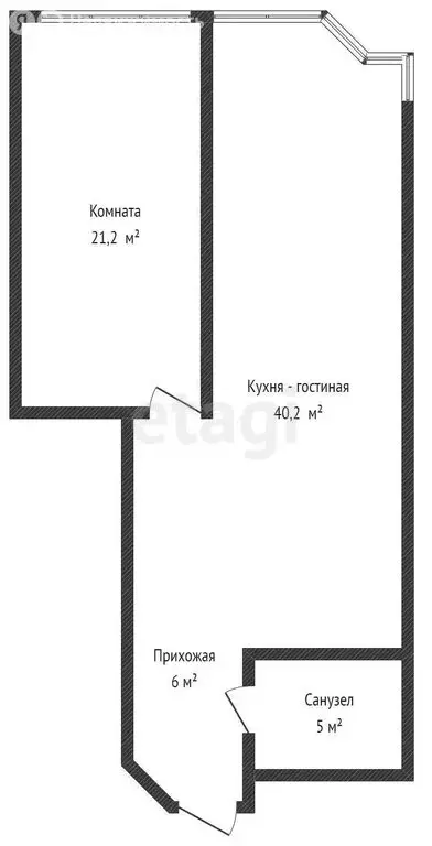 2-комнатная квартира: Геленджик, Верхняя улица, 4к3 (72 м) - Фото 0