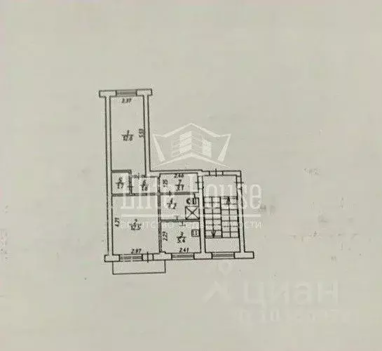 2-к кв. Калужская область, Калуга ул. Суворова, 5 (41.3 м) - Фото 2