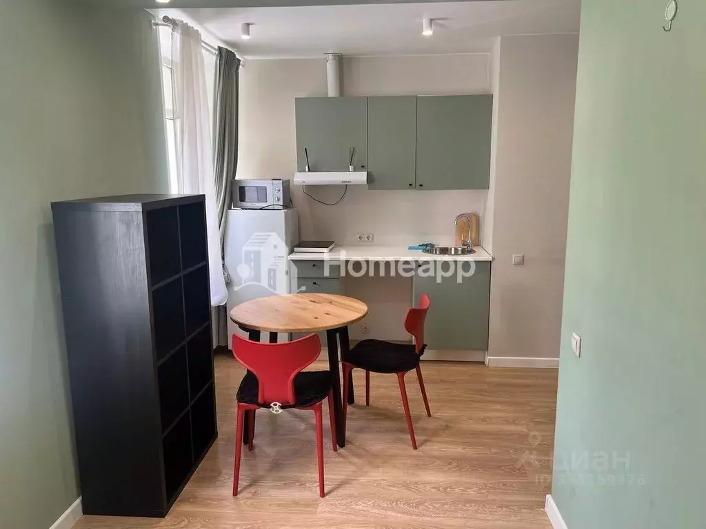 Студия Москва Новозаводская ул., 2К2 (25.0 м) - Фото 1