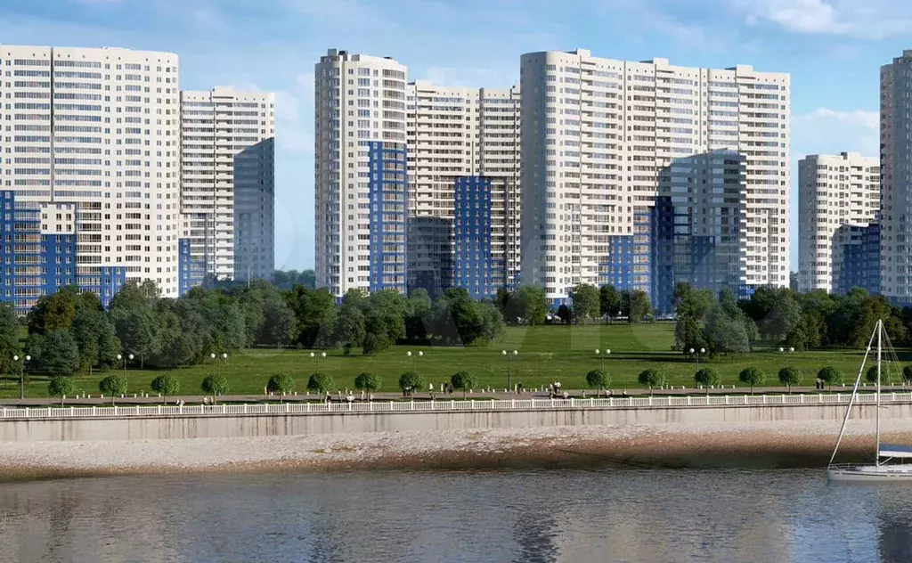 2-к. квартира, 65,3 м, 4/18 эт. - Фото 0