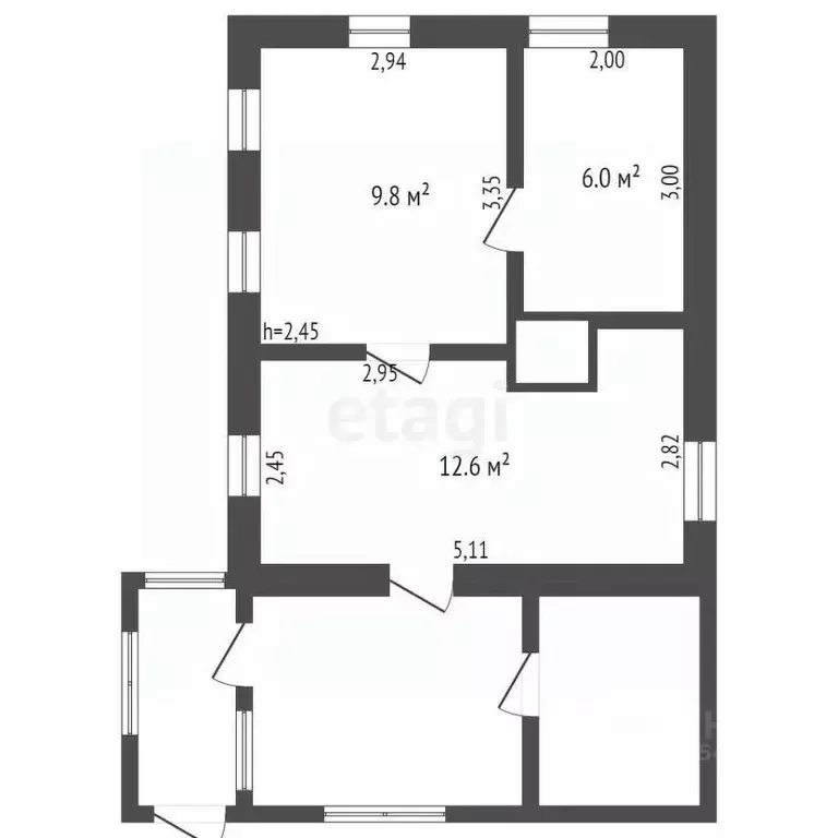 Дом в Кемеровская область, Кемерово ул. Сельская (28 м) - Фото 2