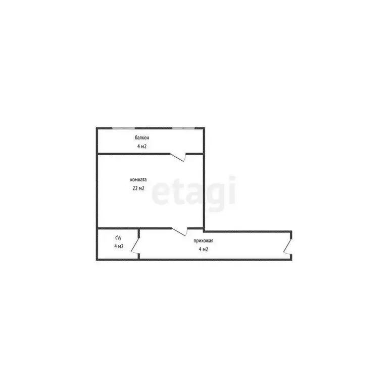 Квартира-студия: Краснодар, Кореновская улица, 57к2 (30 м) - Фото 0