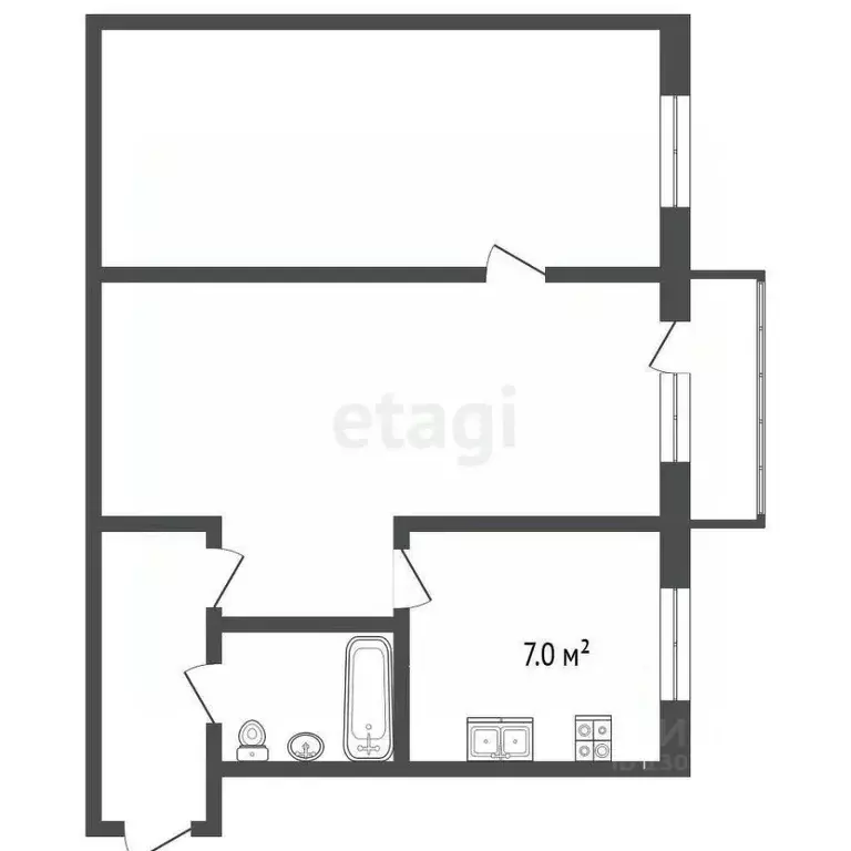 2-к кв. Ярославская область, Рыбинск ул. Колышкина, 13 (43.7 м) - Фото 2