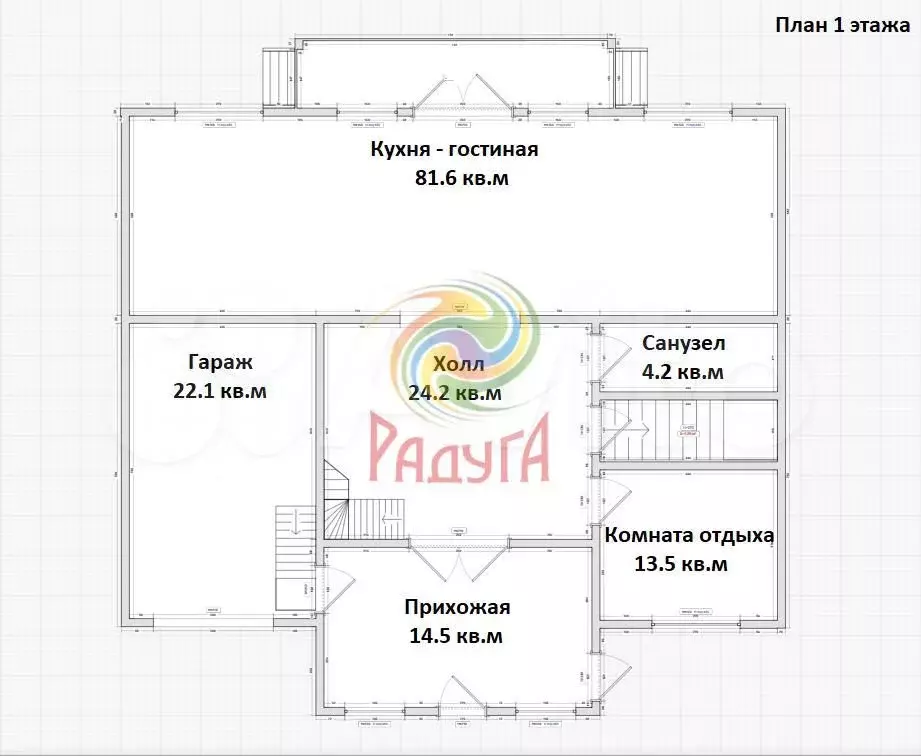 Дом 546,5 м на участке 6,6 сот. - Фото 1