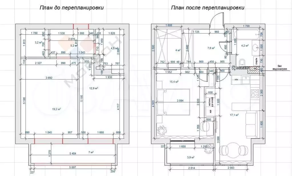 1-к. квартира, 53 м, 20/24 эт. - Фото 0