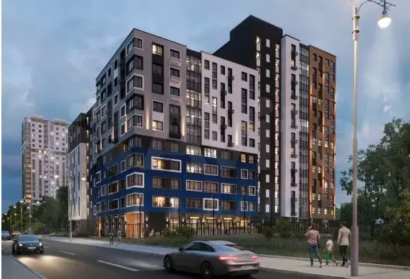 Квартира-студия, 28 м, 6/13 эт. - Фото 1