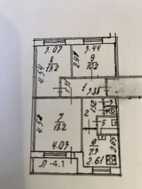 3-к кв. Санкт-Петербург просп. Наставников, 40К1 (61.1 м) - Фото 2